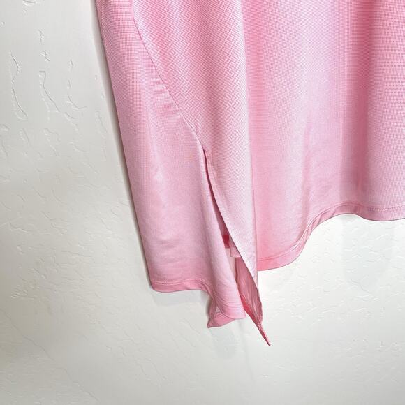 Jamie Sadock Tie Side Performance Golf Short Sleeve Top Womens XL Pink - Picture 4 of 6